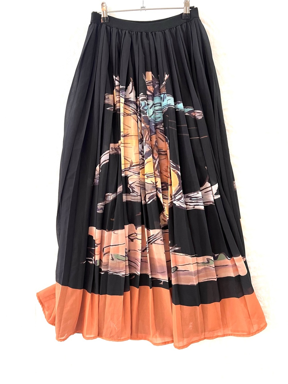 🤠 Lucky & Blessed | Maxi Skirt | horse cowgirl Print graphic | size M - Picture 2 of 7
